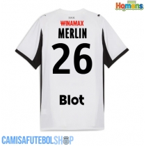 Camisa de time de futebol Stade Rennais Quentin Merlin #26 Replicas 2º Equipamento 2025-26 Manga Curta